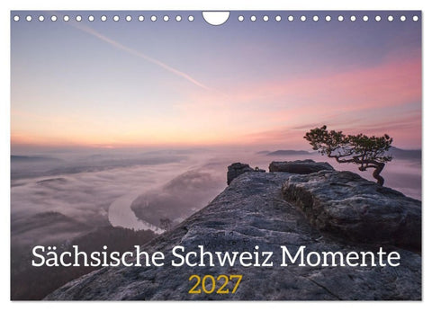 Sächsische Schweiz Momente 2027 (Wandkalender 2027 DIN A4 quer), CALVENDO Monatskalender