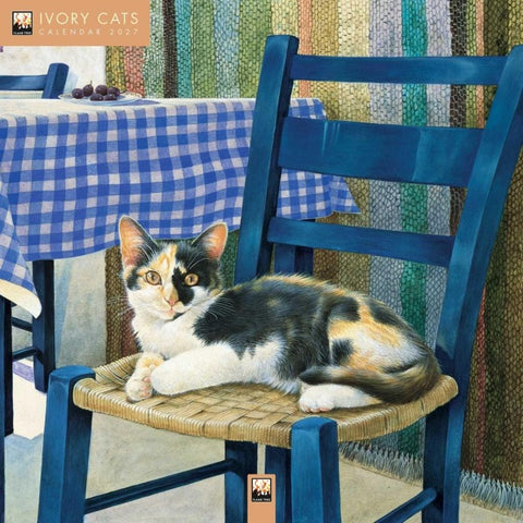 Ivory Cats – Lesley Anne Ivorys Katzen 2027 – Original Flame Tree Publishing-Kalender [Kalender]