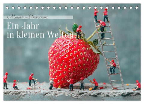 Miniatur-Universum: Ein Jahr in kleinen Welten (Tischkalender 2027 DIN A5 quer), CALVENDO Monatskalender