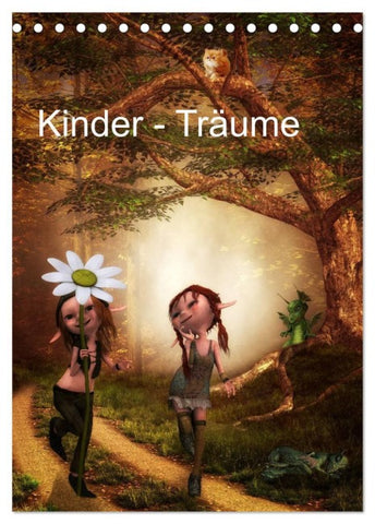 Kinder - Träume (Tischkalender 2026 DIN A5 hoch), CALVENDO Monatskalender