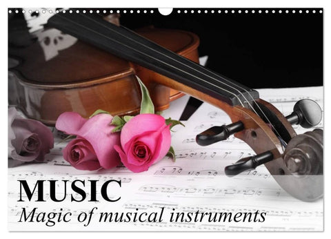 Music Magic of musical instruments (Wall Calendar 2026 DIN A3 landscape), CALVENDO 12 Month Wall Calendar
