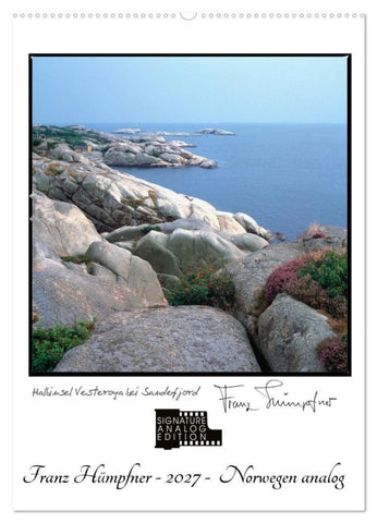 Norwegen analog (Wandkalender 2027 DIN A2 hoch), CALVENDO Monatskalender