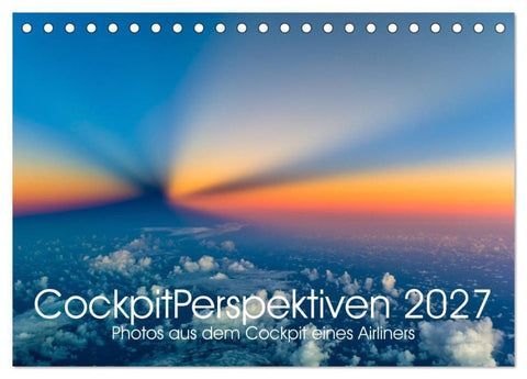 CockpitPerspektiven 2027 (Tischkalender 2027 DIN A5 quer), CALVENDO Monatskalender