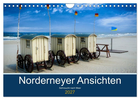 Norderneyer Ansichten (Wandkalender 2027 DIN A4 quer), CALVENDO Monatskalender