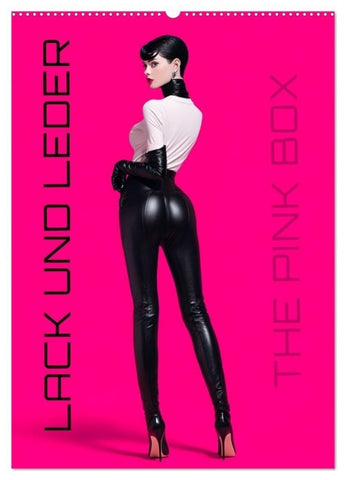 Lack und Leder - The Pink Box (Wandkalender 2027 DIN A2 hoch), CALVENDO Monatskalender