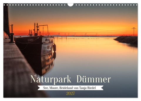 Naturpark Dümmer (Wandkalender 2027 DIN A3 quer), CALVENDO Monatskalender