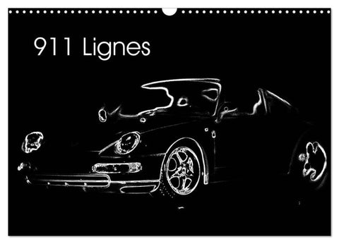 911 Lignes (Calendrier mural 2027 DIN A3 vertical), CALVENDO calendrier mensuel