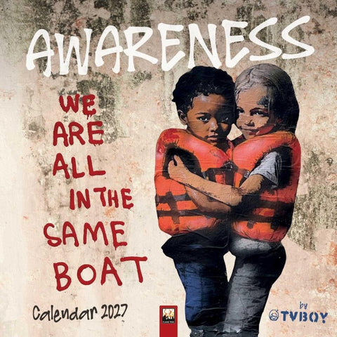 Awareness by TVBOY – Kunstkalender 2027 – Original Flame Tree Publishing-Kalender [Kalender]
