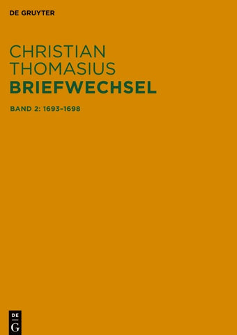 Briefe 1693–1698
