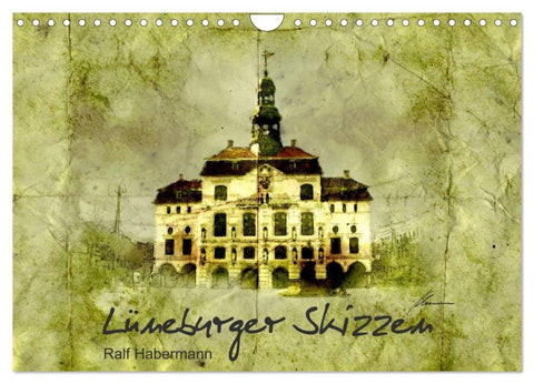 Lüneburger Skizzen (Wandkalender 2026 DIN A4 quer), CALVENDO Monatskalender