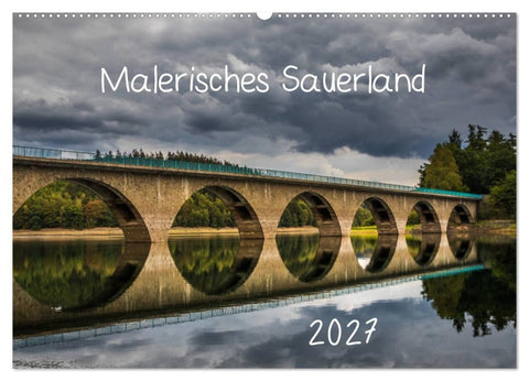 Malerisches Sauerland (Wandkalender 2027 DIN A2 quer), CALVENDO Monatskalender