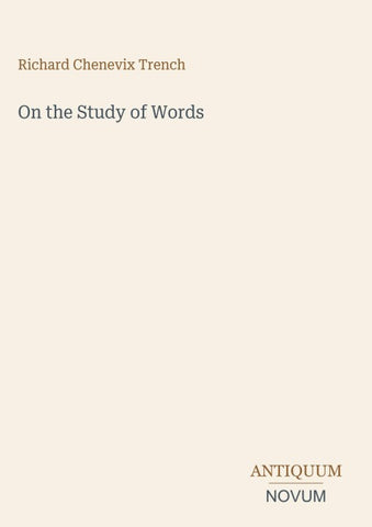 On the Study of Words