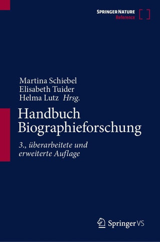 Handbuch Biographieforschung