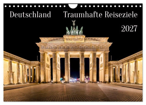Deutschland - Traumhafte Reiseziele (Wandkalender 2027 DIN A4 quer), CALVENDO Monatskalender