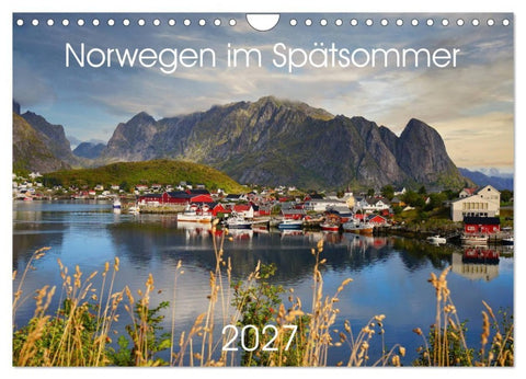 Norwegen im Spätsommer (Wandkalender 2027 DIN A4 quer), CALVENDO Monatskalender