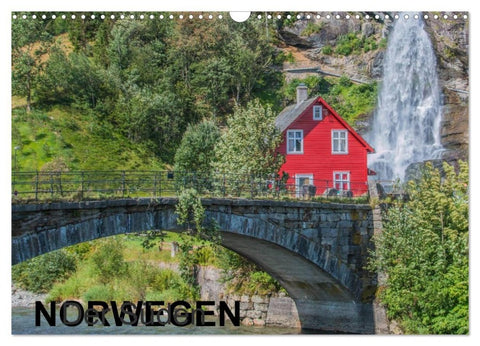 Norwegen - Der Süden (Wandkalender 2027 DIN A3 quer), CALVENDO Monatskalender