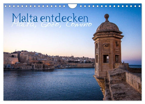 Malta entdecken Malta, Gozo, Comino (Wandkalender 2027 DIN A4 quer), CALVENDO Monatskalender