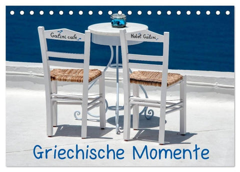 Griechische Momente (Tischkalender 2027 DIN A5 quer), CALVENDO Monatskalender