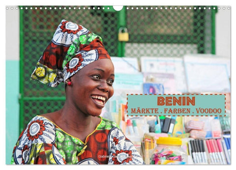 Benin Märkte Farben Voodoo (Wandkalender 2027 DIN A3 quer), CALVENDO Monatskalender
