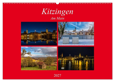 Kitzingen am Main (Wandkalender 2027 DIN A2 quer), CALVENDO Monatskalender