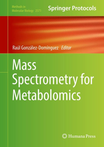 Mass Spectrometry for Metabolomics