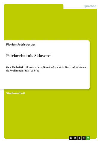 Patriarchat als Sklaverei