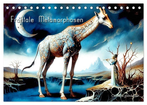 Fraktale Metamorphosen (Tischkalender 2027 DIN A5 quer), CALVENDO Monatskalender