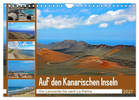 Auf den Kanarischen Inseln (Wandkalender 2027 DIN A4 quer), CALVENDO Monatskalender