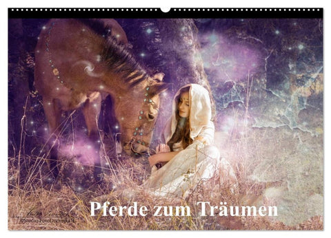 Pferde zum Träumen (Wandkalender 2027 DIN A2 quer), CALVENDO Monatskalender