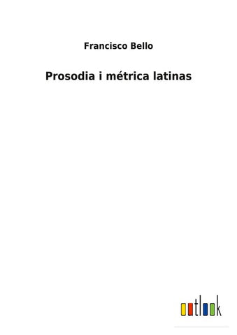 Prosodia i métrica latinas