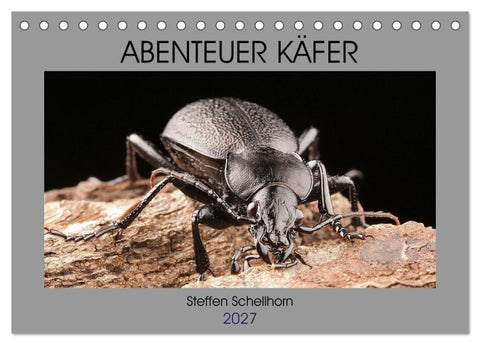ABENTEUER KÄFER (Tischkalender 2027 DIN A5 quer), CALVENDO Monatskalender