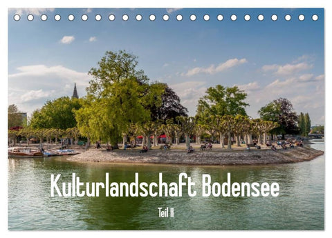 Kulturlandschaft Bodensee - Teil II (Tischkalender 2026 DIN A5 quer), CALVENDO Monatskalender