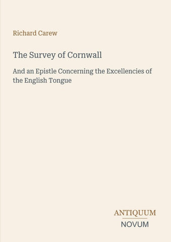 The Survey of Cornwall