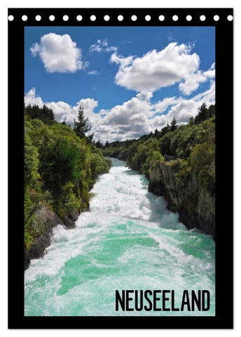 Reise durch Neuseeland (Tischkalender 2027 DIN A5 hoch), CALVENDO Monatskalender