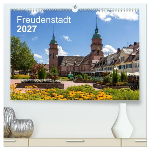 Freudenstadt 2027 (hochwertiger Premium Wandkalender 2027 DIN A2 quer), Kunstdruck in Hochglanz