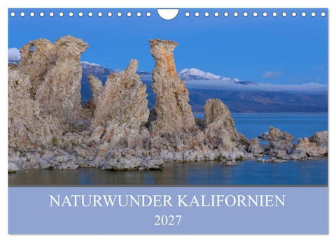 Naturwunder Kalifornien (Wandkalender 2027 DIN A4 quer), CALVENDO Monatskalender