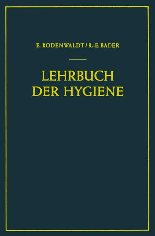 Lehrbuch der Hygiene