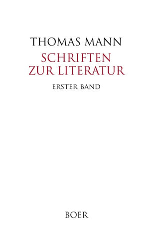 Schriften zur Literatur Band 1