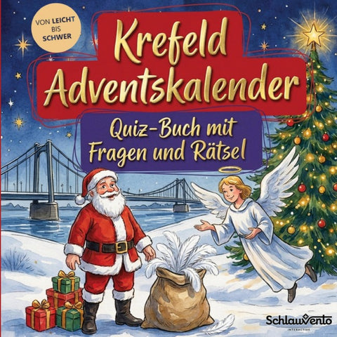 Krefeld-Adventskalender: Quiz-Buch mit Fragen und Rätsel