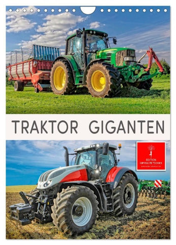 Traktor Giganten (Wandkalender 2027 DIN A4 hoch), CALVENDO Monatskalender