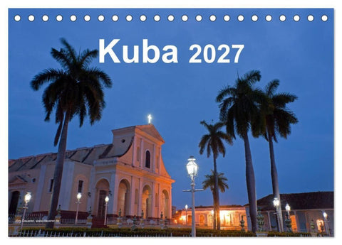 Kuba 2027 (Tischkalender 2027 DIN A5 quer), CALVENDO Monatskalender