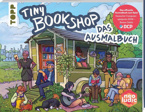 Tiny Bookshop - Das Ausmalbuch