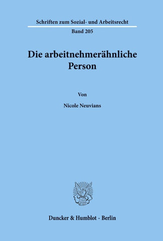 Die arbeitnehmerähnliche Person.