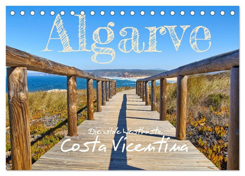 Algarve - Die wilde Westküste Costa Vicentina (Tischkalender 2027 DIN A5 quer), CALVENDO Monatskalender