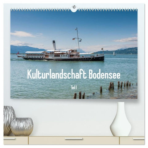 Kulturlandschaft Bodensee - Teil I (hochwertiger Premium Wandkalender 2027 DIN A2 quer), Kunstdruck in Hochglanz