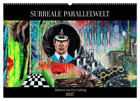 Surreale Parallelwelt (Wandkalender 2027 DIN A2 quer), CALVENDO Monatskalender