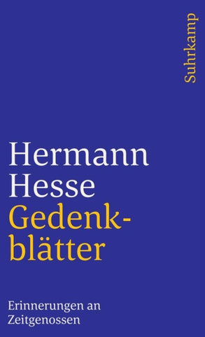 Gedenkblätter