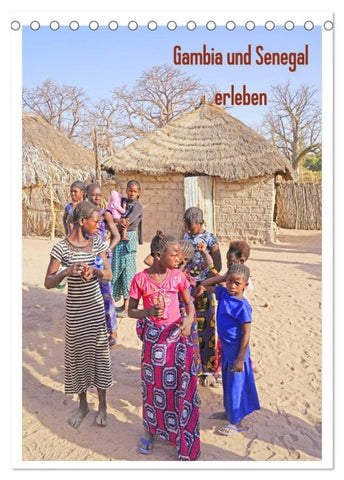 Gambia und Senegal erleben (Tischkalender 2027 DIN A5 hoch), CALVENDO Monatskalender
