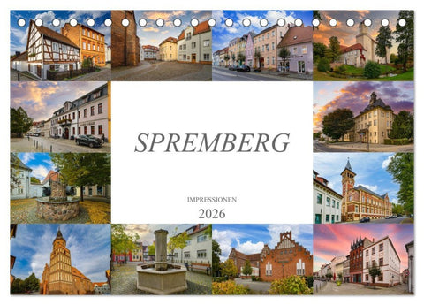 Spremberg Impressionen (Tischkalender 2026 DIN A5 quer), CALVENDO Monatskalender