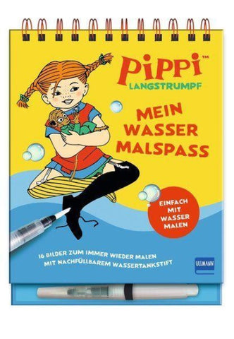 Pippi Langstrumpf - Mein Wassermalspaß